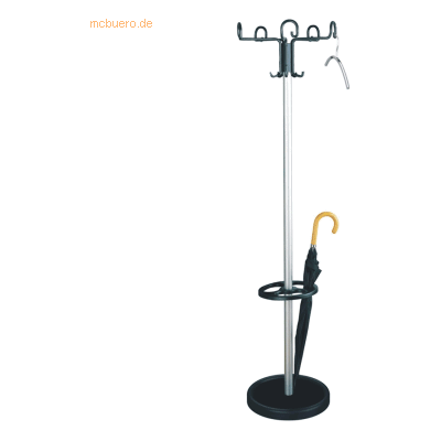 Kerkmann Prima Kleiderständer - 10 Haken - 50x176 cm - Schwarz Kerkmann Prima Kleiderständer - 10 Haken - 50x176 cm - Schwarz