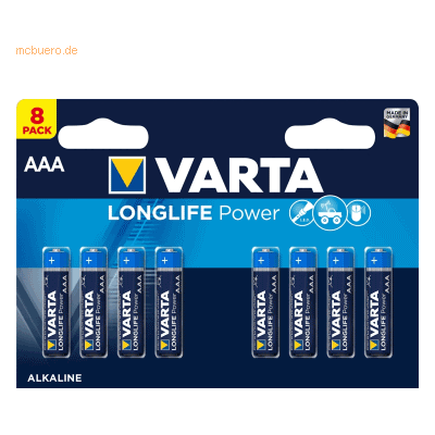 Varta LR03 - AAA Alkaline Batterien - 8er Pack Varta LR03 - AAA Alkaline Batterien - 8er Pack