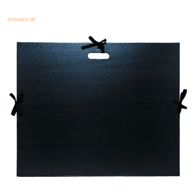 5 x Exacompta Zeichenmappe 50x65cm mit Gummizug und Griff schwarz 5 x Exacompta Zeichenmappe 50x65cm mit Gummizug und Griff schwarz