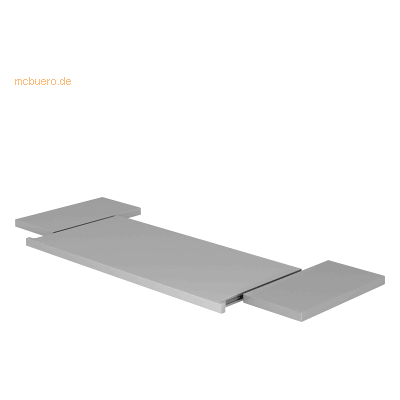mcbuero.de Ablageauszug für Schiebetüren/Rollladenschrank Silber mcbuero.de Ablageauszug für Schiebetüren/Rollladenschrank Silber