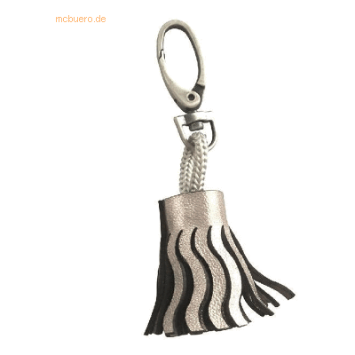 2 x Clairefontaine Schlüsselanhänger Leder 4x2,5cm grey 2 x Clairefontaine Schlüsselanhänger Leder 4x2,5cm grey
