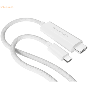 Targus Hyper 4K USB-C to HDMI Cable, White Targus Hyper 4K USB-C to HDMI Cable, White