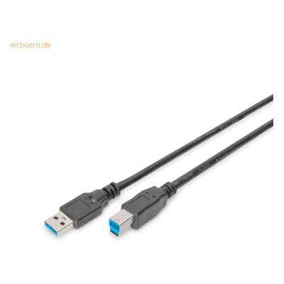 Assmann DIGITUS USB 3.0 Anschlusskabel, Typ A - B St/St, 1.8m Assmann DIGITUS USB 3.0 Anschlusskabel, Typ A - B St/St, 1.8m