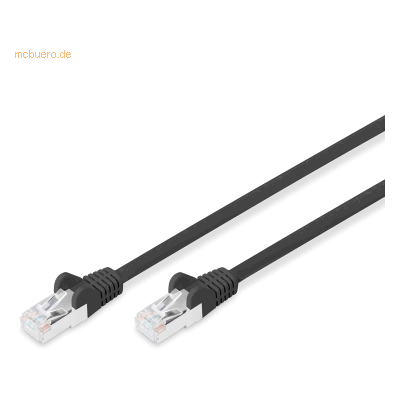 Assmann DIGITUS Patchk. CAT6, RTJ45 St/St, 5.0m, S-FTP, AWG 27/7, SW Assmann DIGITUS Patchk. CAT6, RTJ45 St/St, 5.0m, S-FTP, AWG 27/7, SW