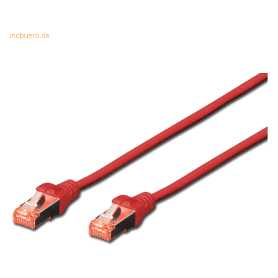 Assmann DIGITUS CAT 6 S-FTP Patchk. Cu, LSZH AWG 27/7, 10 m, rot Assmann DIGITUS CAT 6 S-FTP Patchk. Cu, LSZH AWG 27/7, 10 m, rot