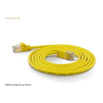 Wantec - Netzwerkkabel - 2m Cat 6A Gelb Wantec - Netzwerkkabel - 2m Cat 6A Gelb