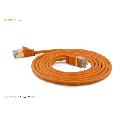 Wantec 7149 5 m CAT7 S/FTP Netzwerkkabel - Orange Wantec 7149 5 m CAT7 S/FTP Netzwerkkabel - Orange