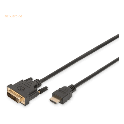 Assmann DIGITUS HDMI-Adapterkabel Typ A-DVI(18+1) St/St, 2.0m, Full HD Assmann DIGITUS HDMI-Adapterkabel Typ A-DVI(18+1) St/St, 2.0m, Full HD