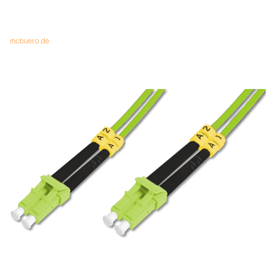 Assmann DIGITUS LWL Patchkabel, LC/LC MM, OM5, 50/125 µ, Duplex 2m Assmann DIGITUS LWL Patchkabel, LC/LC MM, OM5, 50/125 µ, Duplex 2m