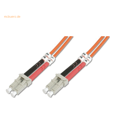 Assmann LWL Patchkabel, LC/LC MM, OM2, 50/125 µ, Duplex 1m Assmann LWL Patchkabel, LC/LC MM, OM2, 50/125 µ, Duplex 1m
