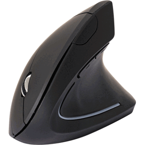 Q-CONNECT Maus ergonomisch schwarz kabellos. Q-CONNECT Maus ergonomisch schwarz kabellos.