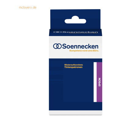 Soennecken - 84332 - schwarz - Inkjet cartridge Soennecken - 84332 - schwarz - Inkjet cartridge
