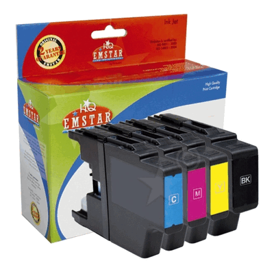 Emstar Alternativ Emstar Tintenpatrone MultiPack Bk C M Y (12BRDCPJ525 Emstar Alternativ Emstar Tintenpatrone MultiPack Bk C M Y (12BRDCPJ525