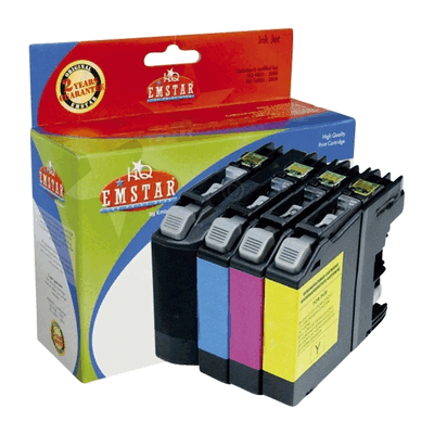 Emstar Alternativ Emstar Tintenpatrone MultiPack Bk C M Y (12BRDCPJ412 Emstar Alternativ Emstar Tintenpatrone MultiPack Bk C M Y (12BRDCPJ412