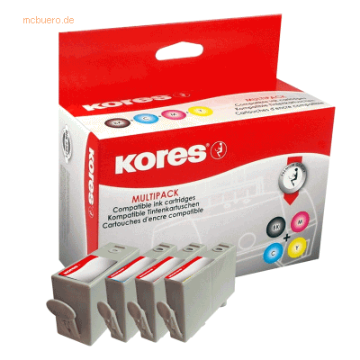 Kores Tintenpatronen Multipack kompatibel mit HP Nr. 920XL schwarz/cya Kores Tintenpatronen Multipack kompatibel mit HP Nr. 920XL schwarz/cya