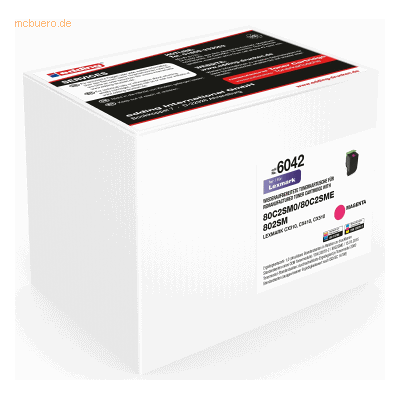 Edding Tonerkartusche Lexmark 80C2SM0 magenta Edding Tonerkartusche Lexmark 80C2SM0 magenta