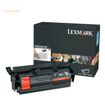 Lexmark Toner Lexmark T654X21E T654 schwarz Lexmark Toner Lexmark T654X21E T654 schwarz