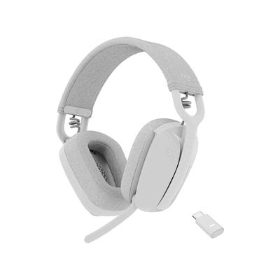 Logitech Logitech Zone Vibe Wireless Headset für Teams, USB-A/C, weiß Logitech Logitech Zone Vibe Wireless Headset für Teams, USB-A/C, weiß
