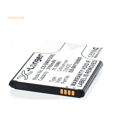 Samsung Galaxy Note 3 Mini Akku - Lithium-Ion 3100 mAh - Schwarz - Smartphone Akku Samsung Galaxy Note 3 Mini Akku - Lithium-Ion 3100 mAh - Schwarz - Smartphone Akku