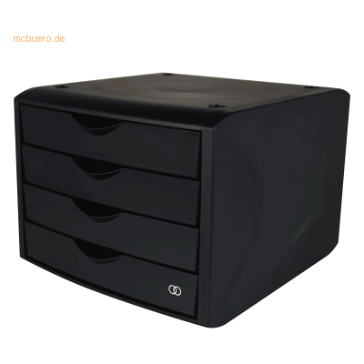 Soennecken Schubladenbox oeco 1614 schwarz Soennecken Schubladenbox oeco 1614 schwarz