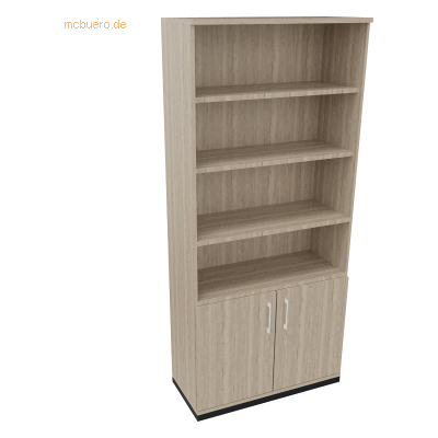 Soennecken Kombischrank 2OH Tür 4OH Regal B1000xT442xH2221mm anthrazit Soennecken Kombischrank 2OH Tür 4OH Regal B1000xT442xH2221mm anthrazit