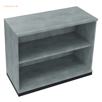 Soennecken Regal 2OH B1000xT442xH781mm Anthrazit-Metallic/Beton hell Soennecken Regal 2OH B1000xT442xH781mm Anthrazit-Metallic/Beton hell