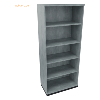 Soennecken Regal 5OH B800xT442xH1869mm Anthrazit-Metallic/Beton hell Soennecken Regal 5OH B800xT442xH1869mm Anthrazit-Metallic/Beton hell