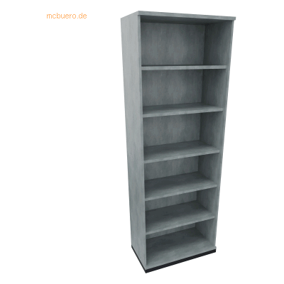 Soennecken Regal 6OH B800xT442xH2221mm Anthrazit-Metallic/Beton hell Soennecken Regal 6OH B800xT442xH2221mm Anthrazit-Metallic/Beton hell