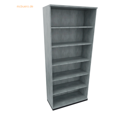 Soennecken Regal 6OH B1000xT442xH2221mm Anthrazit-Metallic/Beton hell Soennecken Regal 6OH B1000xT442xH2221mm Anthrazit-Metallic/Beton hell