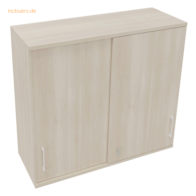 Soennecken Aufsatz Schiebetürenschrank 3OH B1200xT442xH1088mm Akazie h Soennecken Aufsatz Schiebetürenschrank 3OH B1200xT442xH1088mm Akazie h