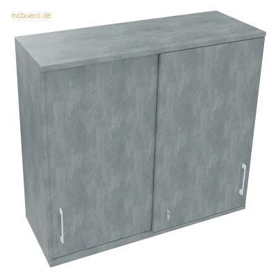 Soennecken Aufsatz Schiebetürenschrank 3OH B1200xT442xH1088mm Beton he Soennecken Aufsatz Schiebetürenschrank 3OH B1200xT442xH1088mm Beton he