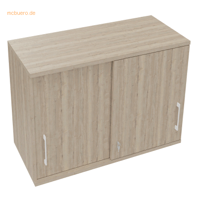 Soennecken Aufsatz Schiebetürenschrank 2OH B1000xT442xH736mm Eiche Nat Soennecken Aufsatz Schiebetürenschrank 2OH B1000xT442xH736mm Eiche Nat