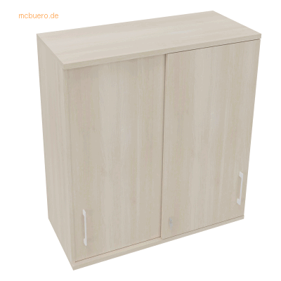 Soennecken Aufsatz Schiebetürenschrank 3OH B1000xT442xH1088mm Akazie h Soennecken Aufsatz Schiebetürenschrank 3OH B1000xT442xH1088mm Akazie h