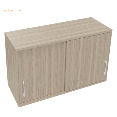 Soennecken Aufsatz Schiebetürenschrank 2OH B1200xT442xH736mm Eiche Nat Soennecken Aufsatz Schiebetürenschrank 2OH B1200xT442xH736mm Eiche Nat