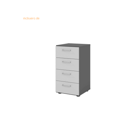 kaiserkraft VERA-ZWO - Schubladenschrank - 748x400x420 mm - Graphit/Hellgrau kaiserkraft VERA-ZWO - Schubladenschrank - 748x400x420 mm - Graphit/Hellgrau