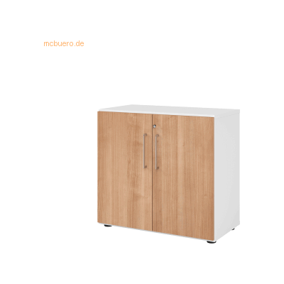 HAMMERBACHER 928T2 weiß-nussbaum 80x42x74,8 cm Aktenschrank HAMMERBACHER 928T2 weiß-nussbaum 80x42x74,8 cm Aktenschrank