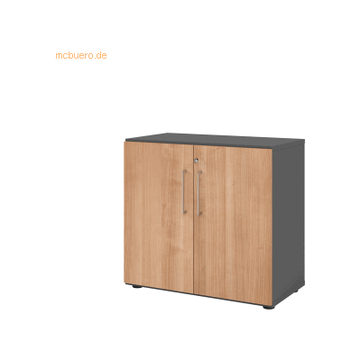 HAMMERBACHER - 928T2 - Grafit Nussbaum - 1 Fachboden - Office cabinet HAMMERBACHER - 928T2 - Grafit Nussbaum - 1 Fachboden - Office cabinet