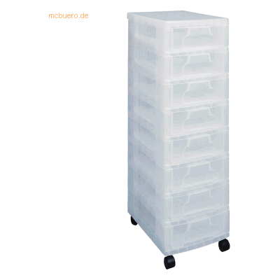 Really Useful Box Aufbewahrungsboxen 8x 7,0 l transparent - Aufbewahrungsbox Really Useful Box Aufbewahrungsboxen 8x 7,0 l transparent - Aufbewahrungsbox