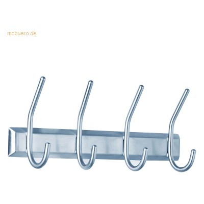 ALCO Garderobenleiste Metall 31,5x7x13cm silber ALCO Garderobenleiste Metall 31,5x7x13cm silber