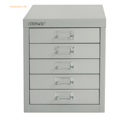 Bisley MultiDrawer - 5 Schubladen Aktenschrank - Silber Bisley MultiDrawer - 5 Schubladen Aktenschrank - Silber
