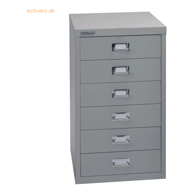 BISLEY Stahl MultiDrawer L296 - 6-Schubladen Schrank für A4 BISLEY Stahl MultiDrawer L296 - 6-Schubladen Schrank für A4