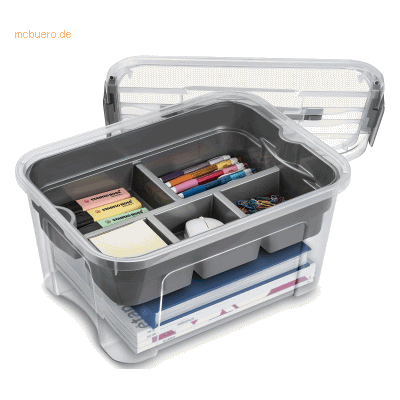 CEP Aufbewahrungsbox Combi-Box 18L - Grau CEP Aufbewahrungsbox Combi-Box 18L - Grau