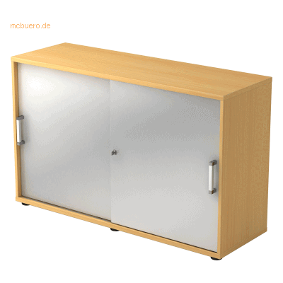 hjh OFFICE PRO BETA 1752S - Silber Schiebetürschrank - Stauraumlösung hjh OFFICE PRO BETA 1752S - Silber Schiebetürschrank - Stauraumlösung