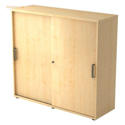 HAMMERBACHER Schiebetürenschrank Unni SE1 - ahorn - 2 Fachböden - 120x40x110cm HAMMERBACHER Schiebetürenschrank Unni SE1 - ahorn - 2 Fachböden - 120x40x110cm