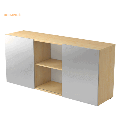 HAMMERBACHER V1780/3/S Silber Sideboard - Büroaufbewahrung HAMMERBACHER V1780/3/S Silber Sideboard - Büroaufbewahrung