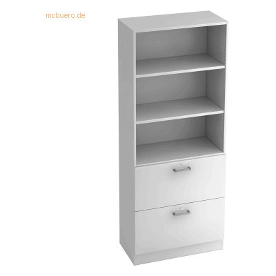 hjh OFFICE PRO SIGNA G 7300 CE - Weiß abschließbares Dokumentenschrank - Stauraum hjh OFFICE PRO SIGNA G 7300 CE - Weiß abschließbares Dokumentenschrank - Stauraum