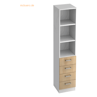 hjh OFFICE PRO SIGNA G 7600 CE - Wandregalsystem - Höhenverstellbare Böden hjh OFFICE PRO SIGNA G 7600 CE - Wandregalsystem - Höhenverstellbare Böden
