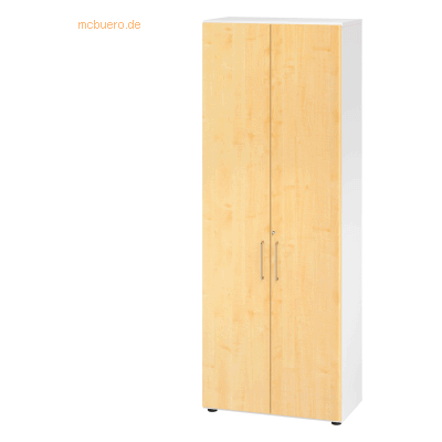 hjh OFFICE PRO BETA 9 Weiß/Ahorn Schrank - Stauraum Möbel hjh OFFICE PRO BETA 9 Weiß/Ahorn Schrank - Stauraum Möbel