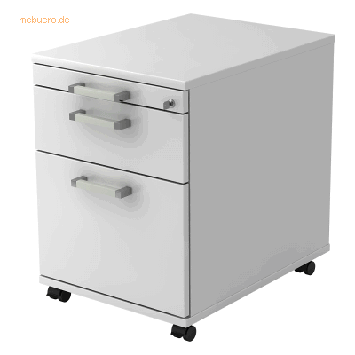 hjh OFFICE PRO SIGNA AC20 - Rollcontainer - Weiß - Mit Schloss - 3 Schubladen hjh OFFICE PRO SIGNA AC20 - Rollcontainer - Weiß - Mit Schloss - 3 Schubladen