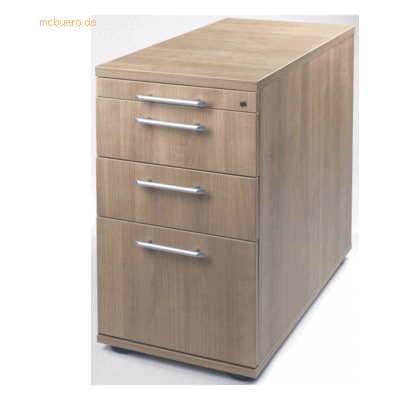 Hammerbacher Nussbaum Standcontainer - 2 Schübe & Hängeregistratur Hammerbacher Nussbaum Standcontainer - 2 Schübe & Hängeregistratur